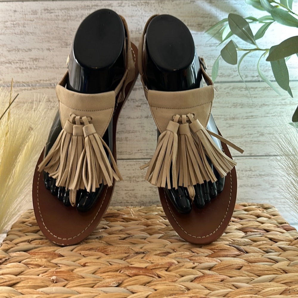 Lucky Brand leather boho sandal size 9